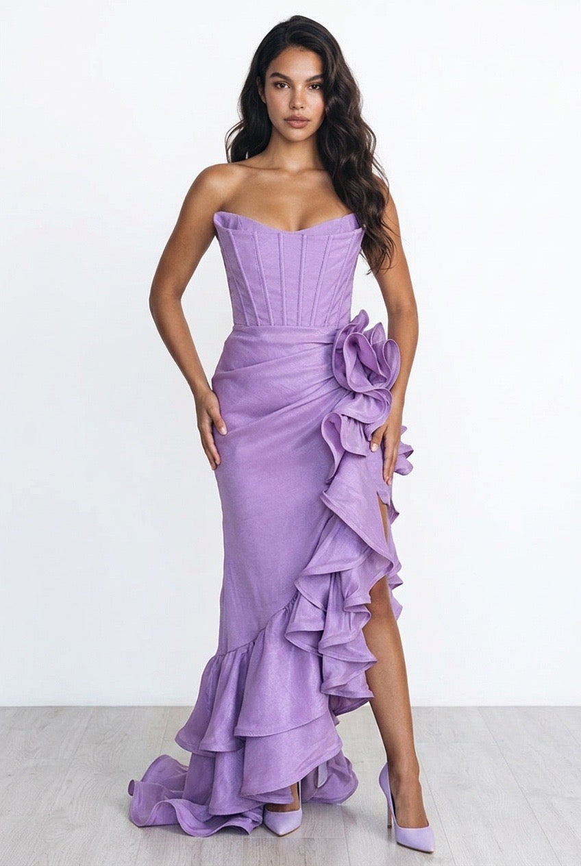 Valentina Ruffle Maxi Dress